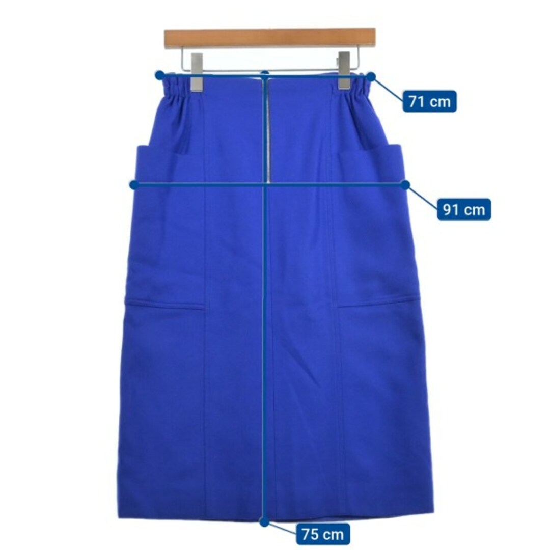Drawer - Drawer ドロワー ロング・マキシ丈スカート 36(S位) 青 Drawer - Drawer ドロワー ロング・マキシ丈スカート 36(S位) 青