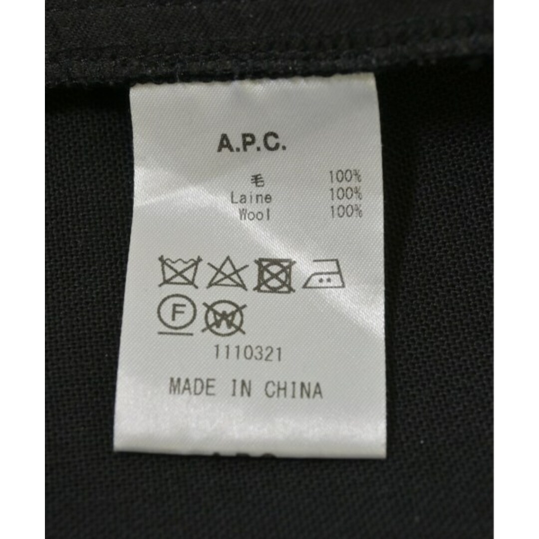 A.P.C. アーペーセー スラックス S 黒 【古着】【中古】の通販 A.P.C. アーペーセー スラックス S 黒 【古着】【中古】の通販
