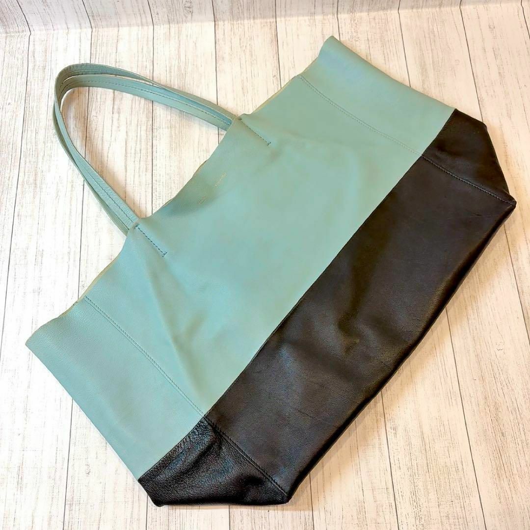 CELINE - セリーヌ ホリゾンタルカバ トートバッグ バイカラー CELINE - セリーヌ ホリゾンタルカバ トートバッグ バイカラー