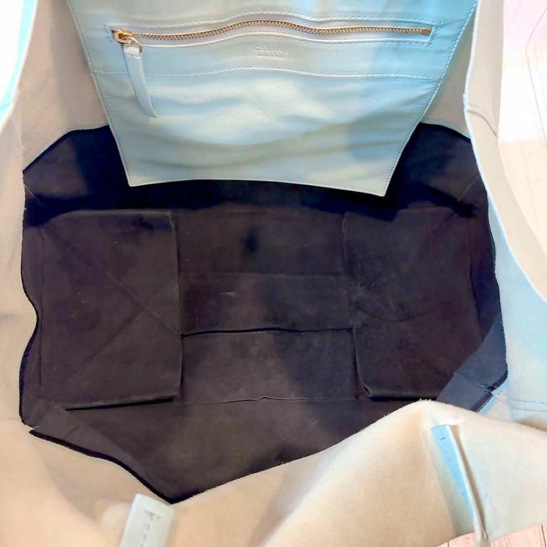 CELINE - セリーヌ ホリゾンタルカバ トートバッグ バイカラー CELINE - セリーヌ ホリゾンタルカバ トートバッグ バイカラー