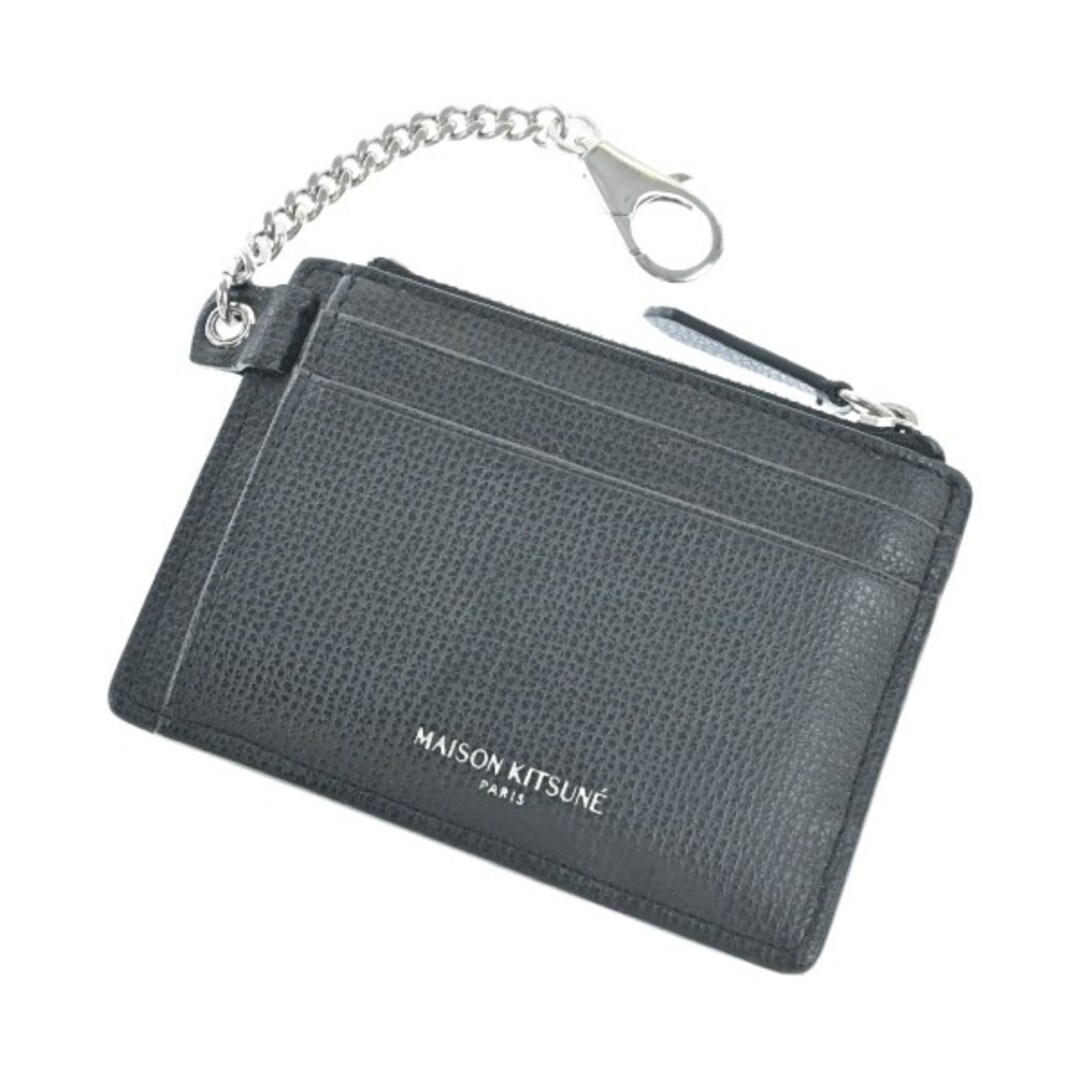 MAISON KITSUNE メゾンキツネ 財布・コインケース - 黒 【古着 MAISON KITSUNE メゾンキツネ 財布・コインケース - 黒 【古着