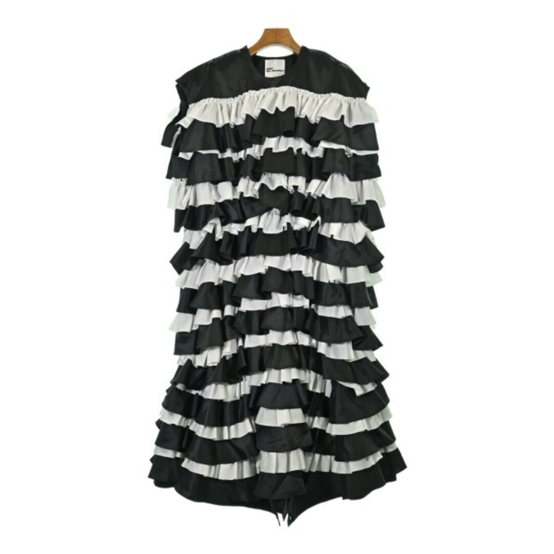 noir kei ninomiya - noir kei ninomiya ワンピース S 黒x白 noir kei ninomiya - noir kei ninomiya ワンピース S 黒x白