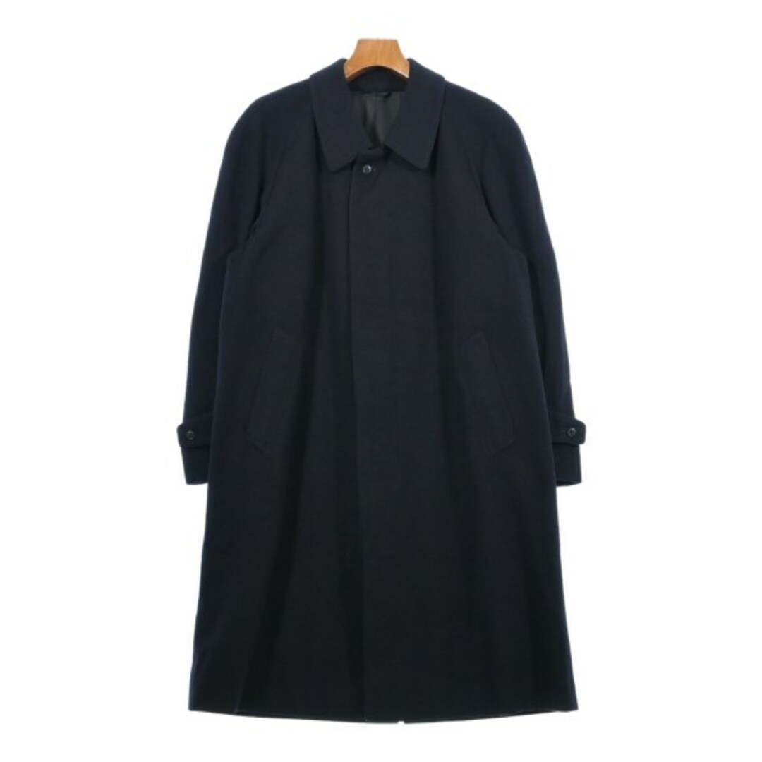 LANVIN - LANVIN ランバン ステンカラーコート F 濃紺 【古着 LANVIN - LANVIN ランバン ステンカラーコート F 濃紺 【古着