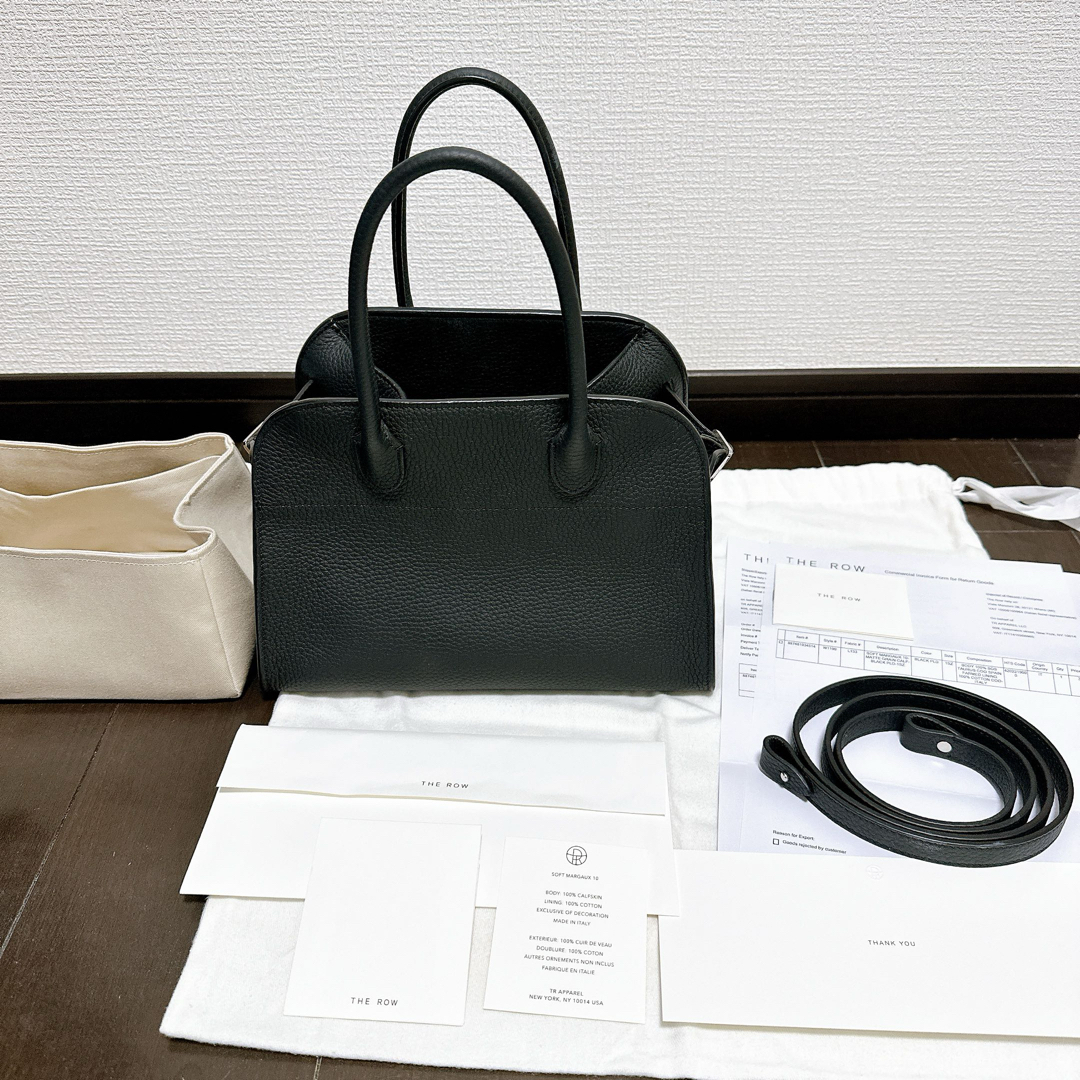 THE ROW - THE ROW ザロウ Margaux10 マルゴー10 ブラックの通販 THE ROW - THE ROW ザロウ Margaux10 マルゴー10 ブラックの通販