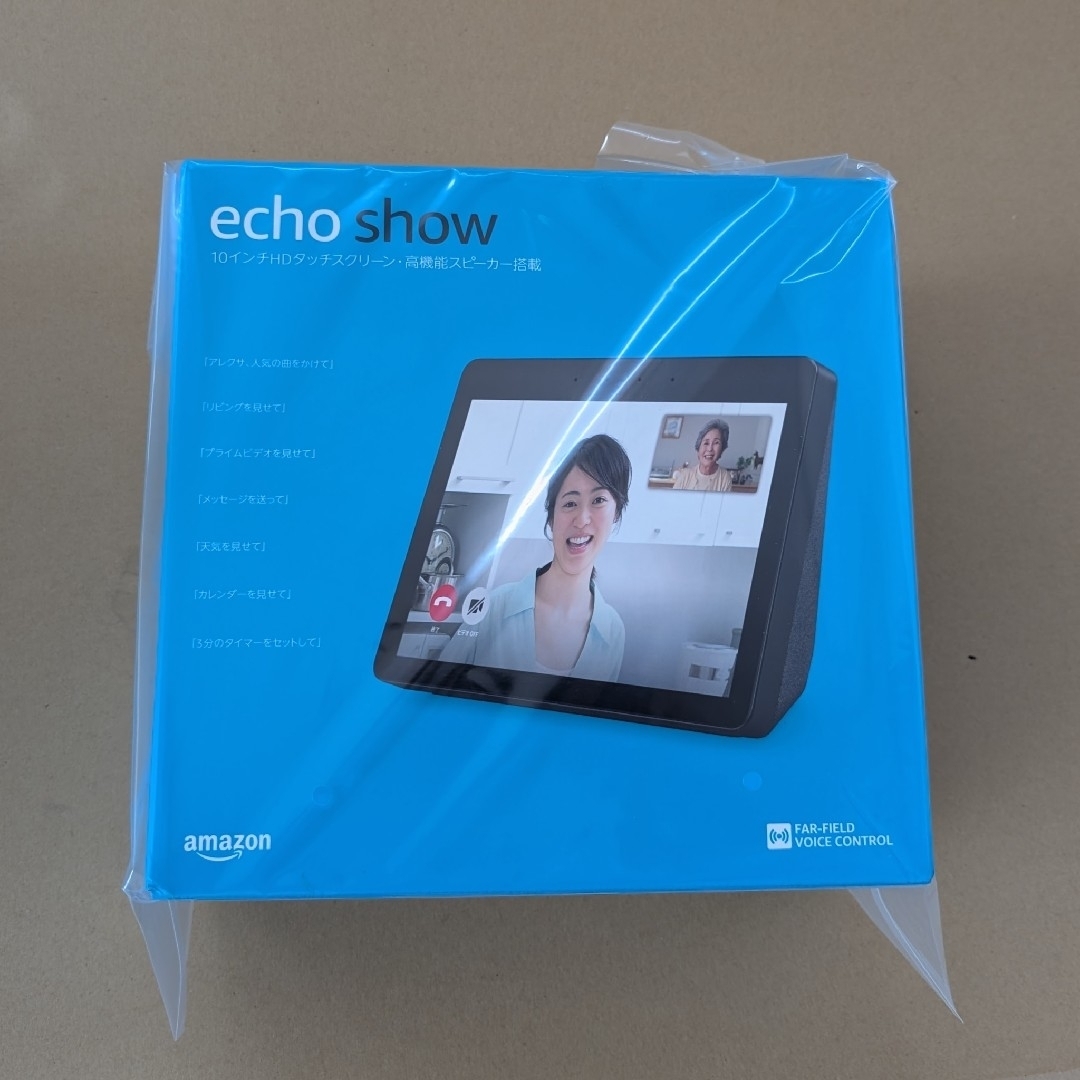 新品未開封 Amazon Echo Show 10 第2世代 チャコール スマホ/家電/カメラのオーディオ機器(スピーカー)の商品写真