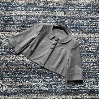 FOXEY - FOXEY NY 38 くるみボタン ショートジャケットの通販 by FOXEY - FOXEY NY 38 くるみボタン ショートジャケットの通販 by