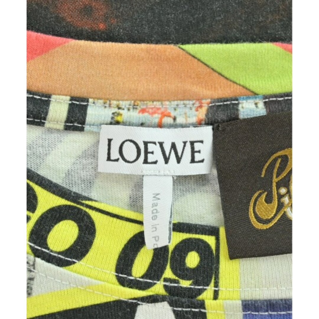 LOEWE - LOEWE ロエベ Tシャツ・カットソー L 青x黄x黒等(総柄 LOEWE - LOEWE ロエベ Tシャツ・カットソー L 青x黄x黒等(総柄