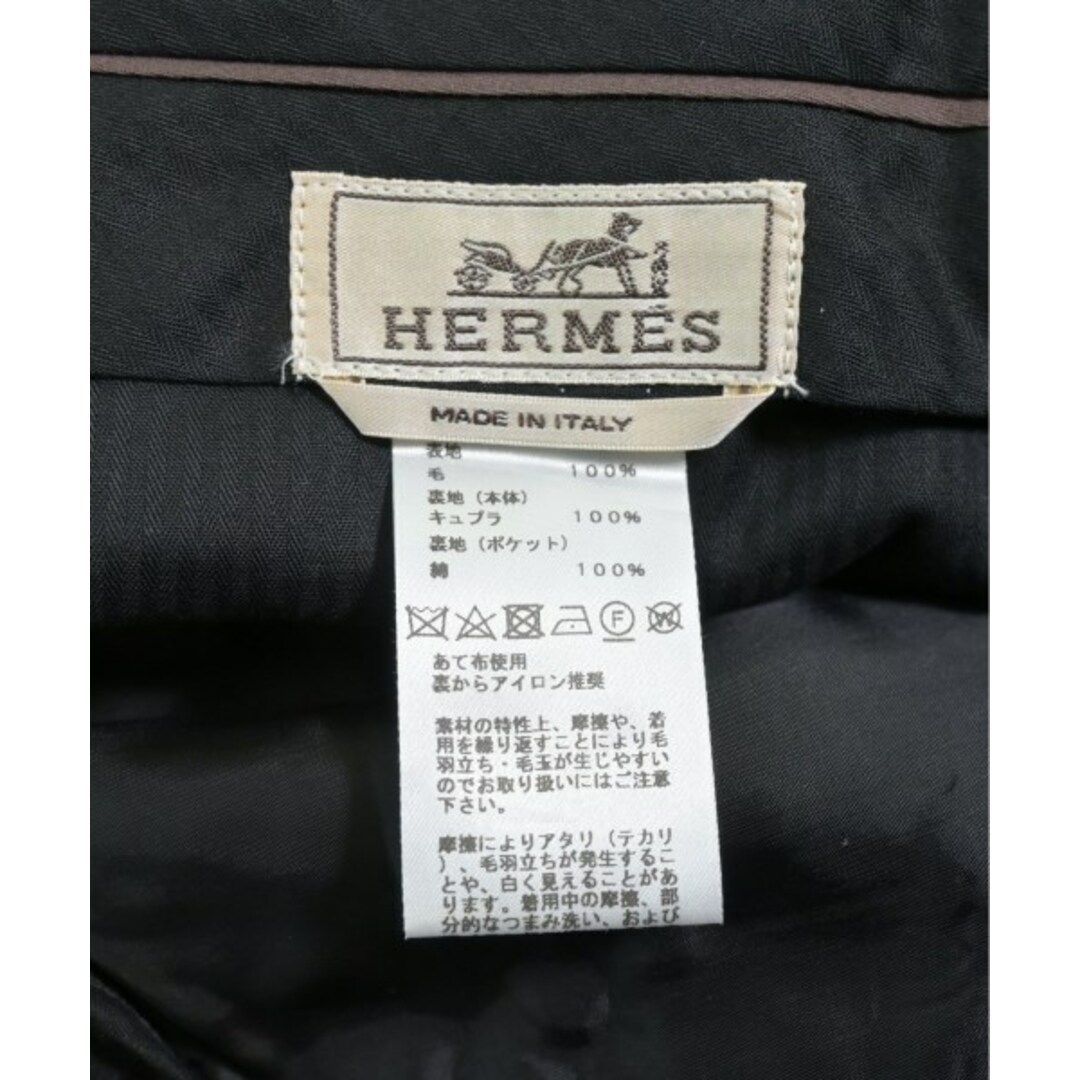HERMES - HERMES エルメス スラックス 38(S位) 黒 【古着 HERMES - HERMES エルメス スラックス 38(S位) 黒 【古着