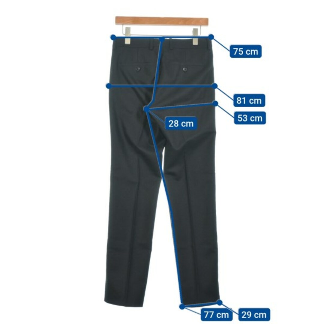 HERMES - HERMES エルメス スラックス 38(S位) 黒 【古着 HERMES - HERMES エルメス スラックス 38(S位) 黒 【古着