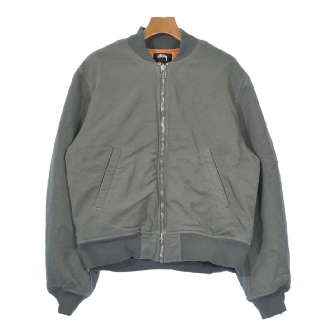 STUSSY - STUSSY ステューシー ブルゾン M カーキ 【古着 STUSSY - STUSSY ステューシー ブルゾン M カーキ 【古着