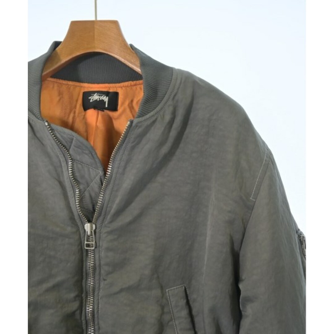 STUSSY - STUSSY ステューシー ブルゾン M カーキ 【古着 STUSSY - STUSSY ステューシー ブルゾン M カーキ 【古着