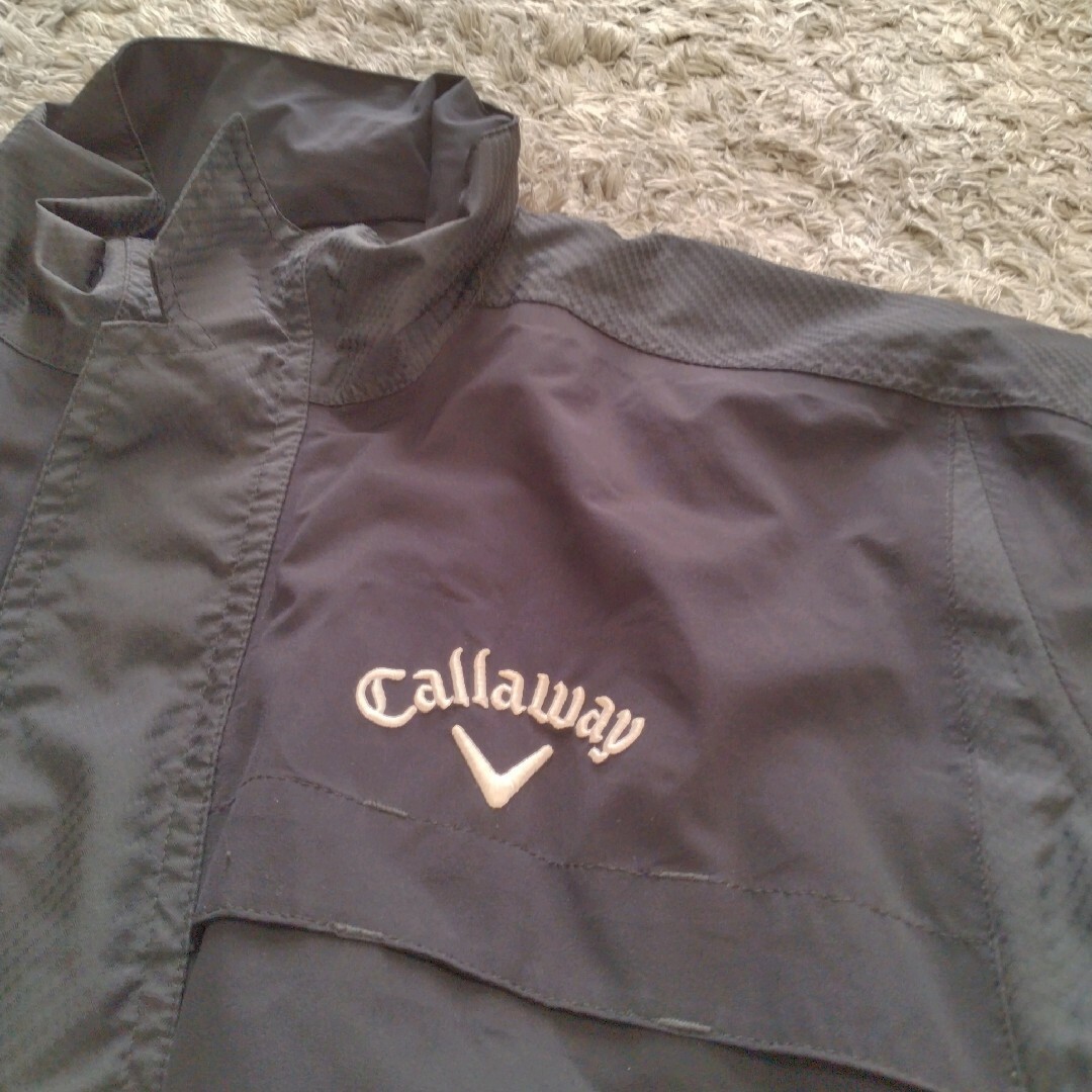 Callaway(キャロウェイ)のCallaway キャロウェイ　ゴルフ　シャツ　M　ウィンドブレーカー　半袖 スポーツ/アウトドアのゴルフ(ウエア)の商品写真