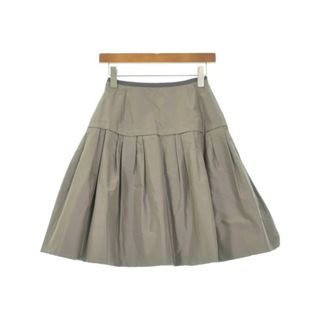 FOXEY - FOXEY ひざ丈スカート 38(S位) グレー系(茶がかってい FOXEY - FOXEY ひざ丈スカート 38(S位) グレー系(茶がかってい