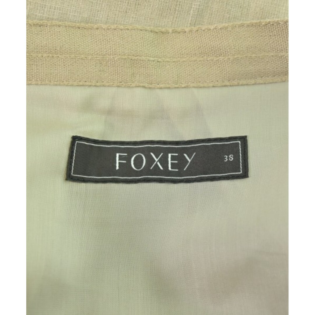 FOXEY - FOXEY フォクシー ひざ丈スカート 38(S位) ベージュ FOXEY - FOXEY フォクシー ひざ丈スカート 38(S位) ベージュ