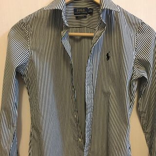 ポロラルフローレン(POLO RALPH LAUREN)の美品♪ POLO ストライプシャツ(シャツ/ブラウス(長袖/七分))