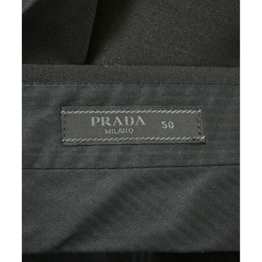 PRADA - PRADA プラダ スラックス 50(XL位) 黒 【古着】【中古 PRADA - PRADA プラダ スラックス 50(XL位) 黒 【古着】【中古