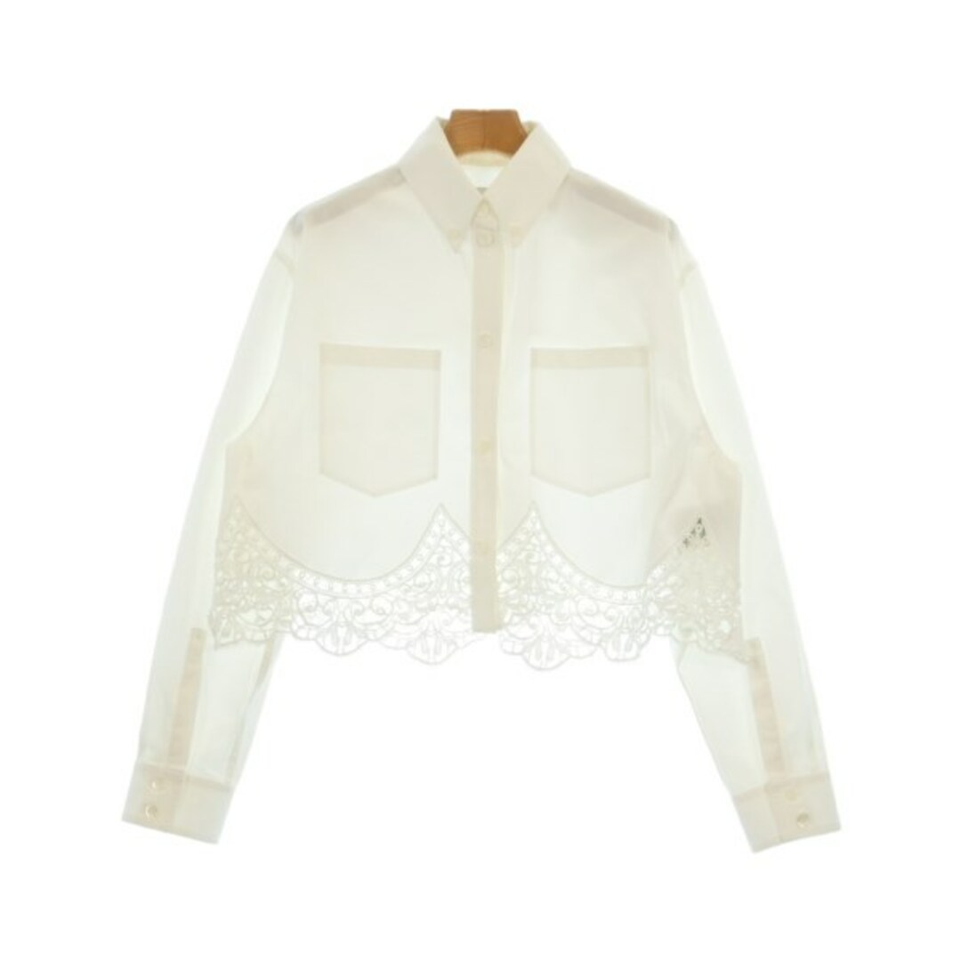 BURBERRY - BURBERRY バーバリー カジュアルシャツ 36(XS位) 白 BURBERRY - BURBERRY バーバリー カジュアルシャツ 36(XS位) 白