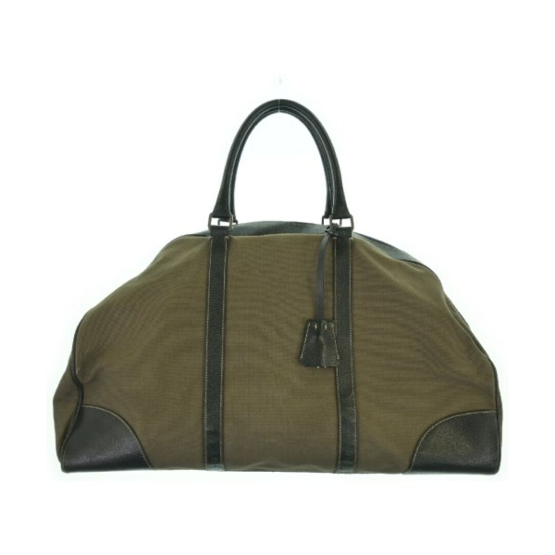 PRADA - PRADA プラダ ボストンバッグ - カーキ 【古着】【中古 PRADA - PRADA プラダ ボストンバッグ - カーキ 【古着】【中古
