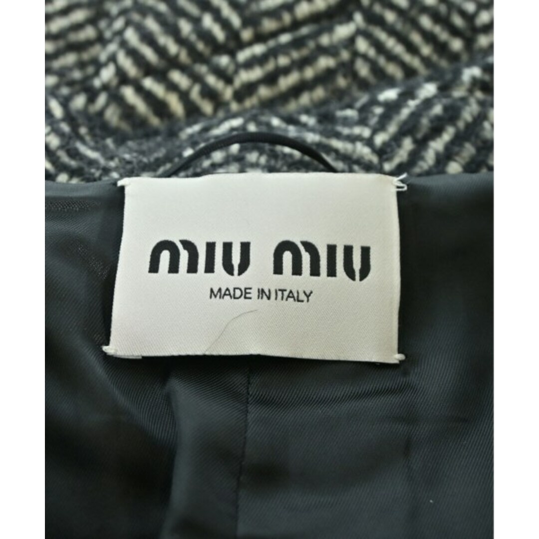 MIU MIU - Miu Miu ミュウミュウ コート 36(XS位) 黒 MIU MIU - Miu Miu ミュウミュウ コート 36(XS位) 黒