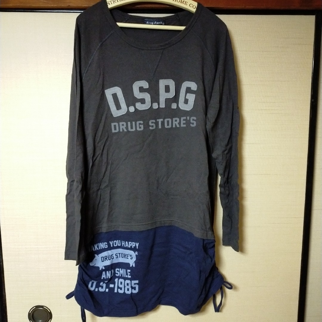 drug store's - ドラッグストアーズ 長袖チュニックの通販 by drug store's - ドラッグストアーズ 長袖チュニックの通販 by