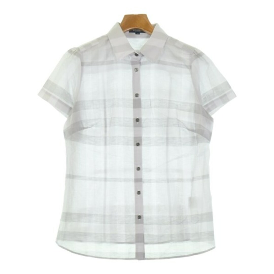 BURBERRY - BURBERRY カジュアルシャツ 44(L位) ライトグレー系 BURBERRY - BURBERRY カジュアルシャツ 44(L位) ライトグレー系