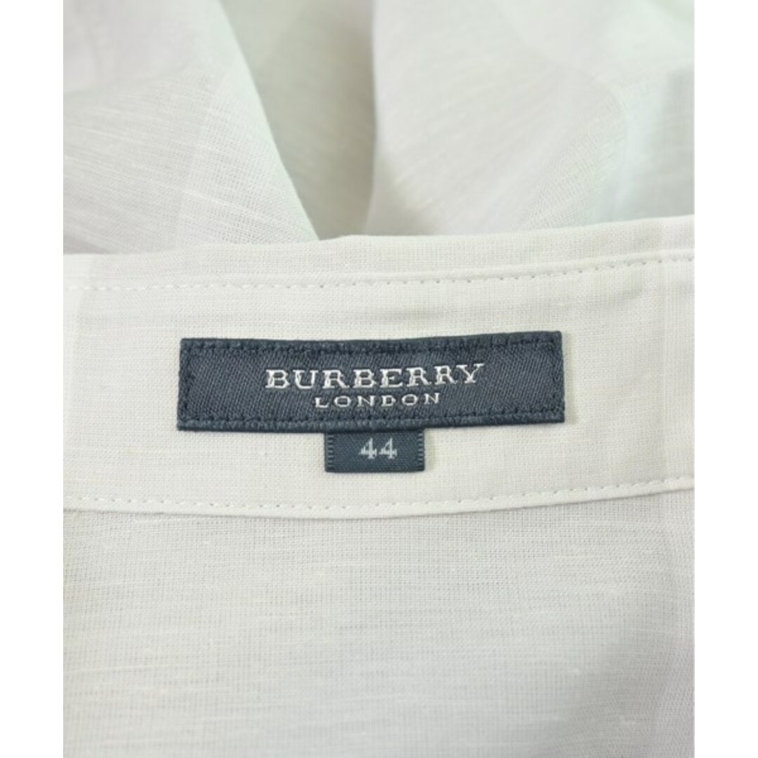 BURBERRY - BURBERRY カジュアルシャツ 44(L位) ライトグレー系 BURBERRY - BURBERRY カジュアルシャツ 44(L位) ライトグレー系