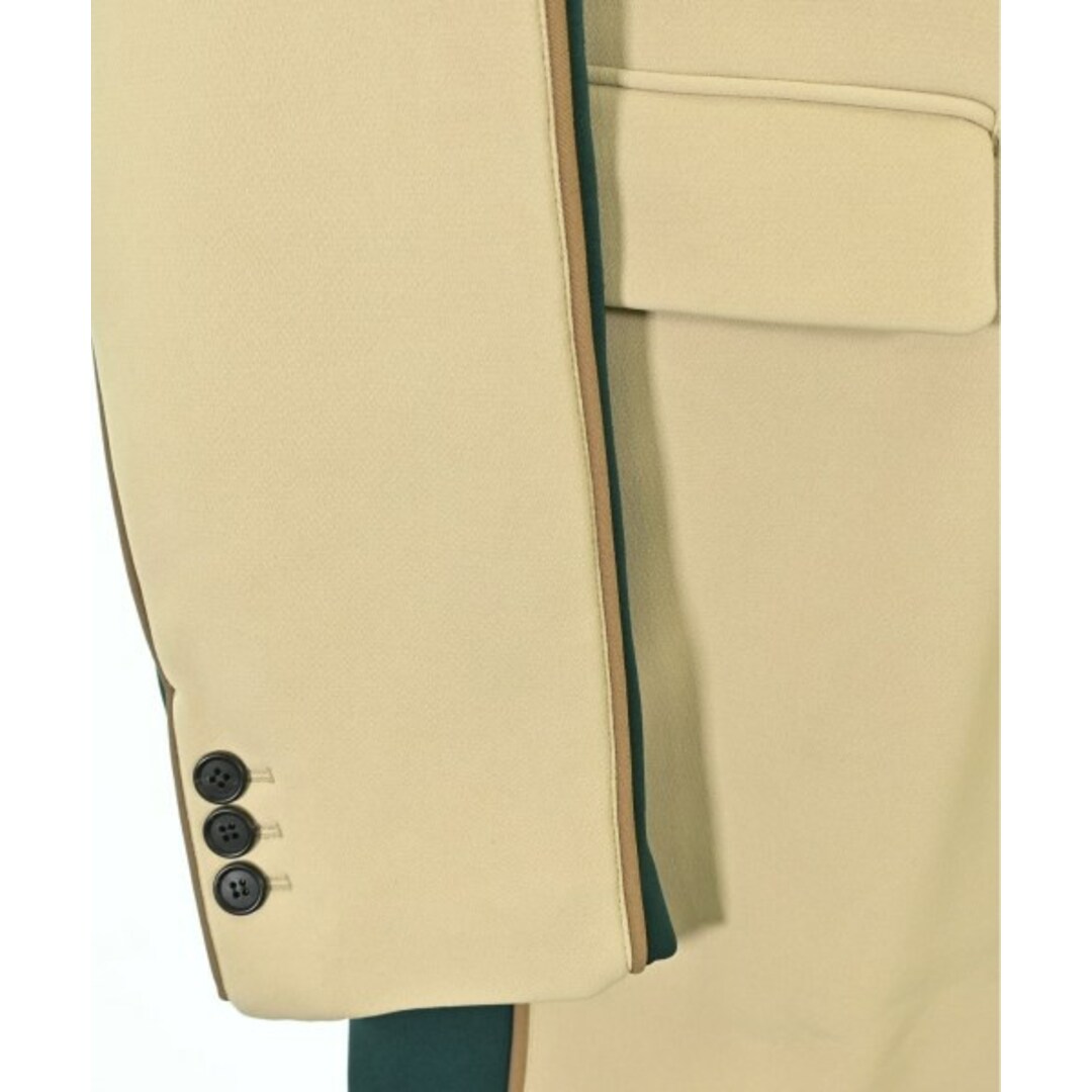PRADA - PRADA プラダ チェスターコート 48(L位) ベージュx緑 PRADA - PRADA プラダ チェスターコート 48(L位) ベージュx緑