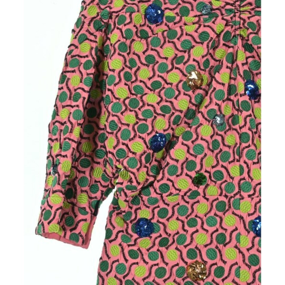 MARNI - MARNI マルニ ワンピース 44(L位) ピンクx緑等(総柄 MARNI - MARNI マルニ ワンピース 44(L位) ピンクx緑等(総柄