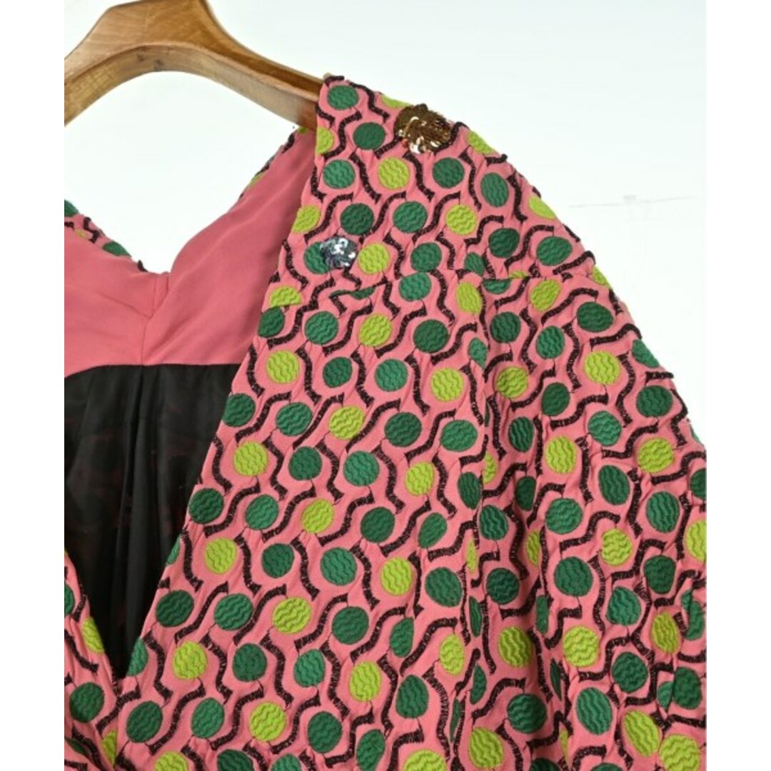 MARNI - MARNI マルニ ワンピース 44(L位) ピンクx緑等(総柄 MARNI - MARNI マルニ ワンピース 44(L位) ピンクx緑等(総柄