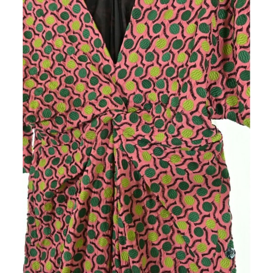 MARNI - MARNI マルニ ワンピース 44(L位) ピンクx緑等(総柄 MARNI - MARNI マルニ ワンピース 44(L位) ピンクx緑等(総柄