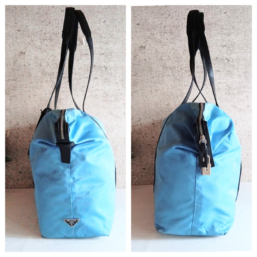 PRADA - 良品 プラダ ナイロン 南京錠 ショルダー トートバッグ PRADA - 良品 プラダ ナイロン 南京錠 ショルダー トートバッグ