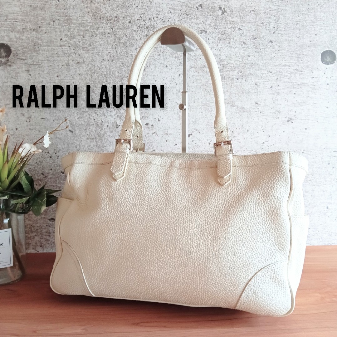 Ralph Lauren - 美品 ラルフローレン レザー トート ショルダー Ralph Lauren - 美品 ラルフローレン レザー トート ショルダー