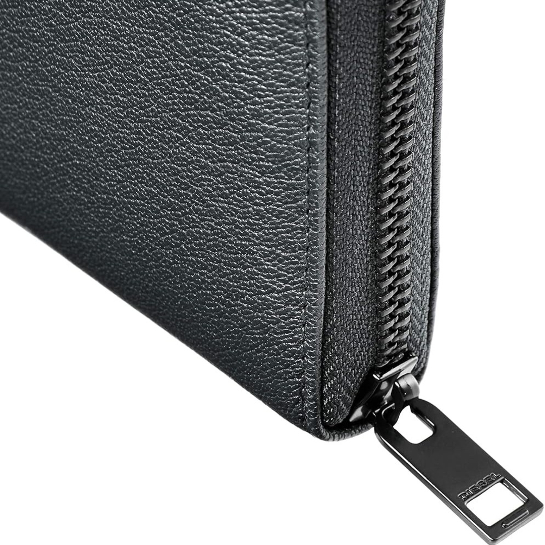 DIESEL - DIESEL ディーゼル 長財布 ブラック X06626 P0396の DIESEL - DIESEL ディーゼル 長財布 ブラック X06626 P0396の