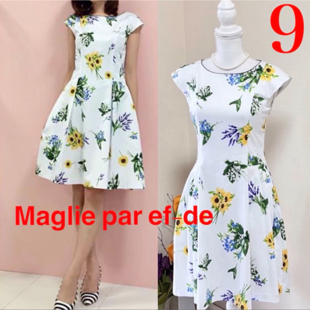 Maglie par ef-de - Maglie par ef-de マーリエパーエフデ 花柄 Maglie par ef-de - Maglie par ef-de マーリエパーエフデ 花柄