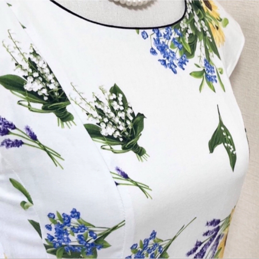 Maglie par ef-de - Maglie par ef-de マーリエパーエフデ 花柄 Maglie par ef-de - Maglie par ef-de マーリエパーエフデ 花柄