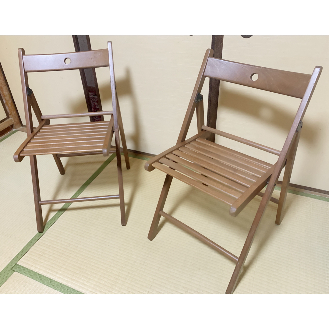IKEA - IKEA TERJE 折りたたみチェア2脚の通販 by マーベリック IKEA - IKEA TERJE 折りたたみチェア2脚の通販 by マーベリック
