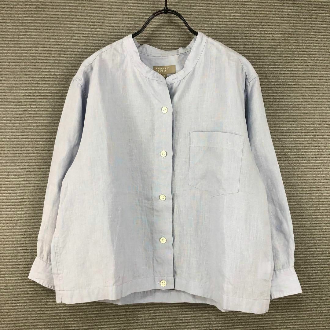 MARGARET HOWELL - MARGARET HOWELL SHIRTING LINEN バンド MARGARET HOWELL - MARGARET HOWELL SHIRTING LINEN バンド