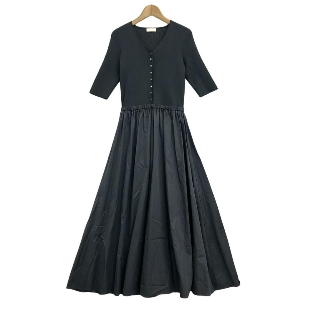 Ballsey - 美品 ボールジー BALLSEY 半袖 切替ニットワンピース Ballsey - 美品 ボールジー BALLSEY 半袖 切替ニットワンピース