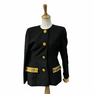 LEONARD - 美品 LEONARD レオナール ジャケット ノーカラー LEONARD - 美品 LEONARD レオナール ジャケット ノーカラー