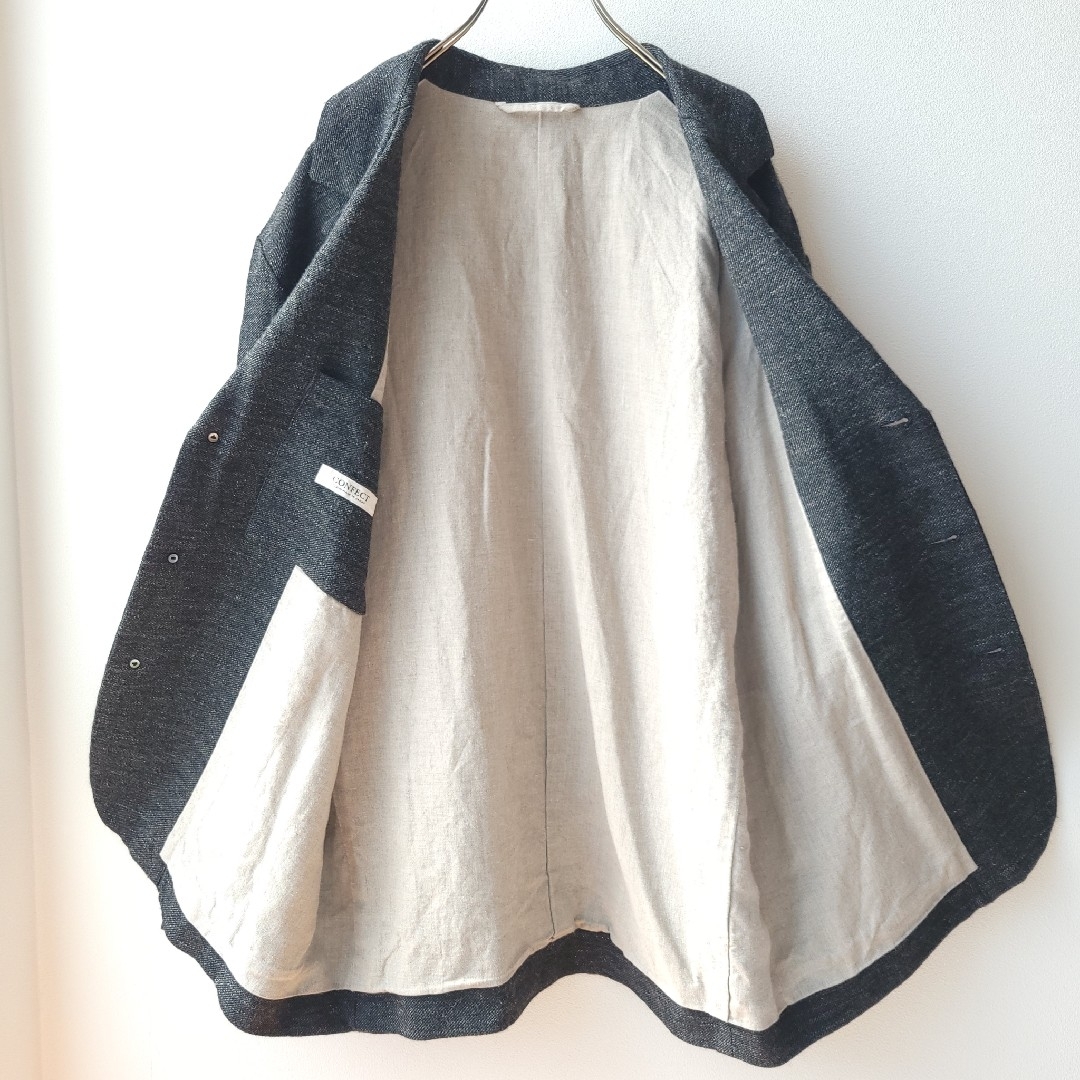 nest Robe - ◇コンフェクト◇ リネンウールツイル ジャケット nest Robe - ◇コンフェクト◇ リネンウールツイル ジャケット