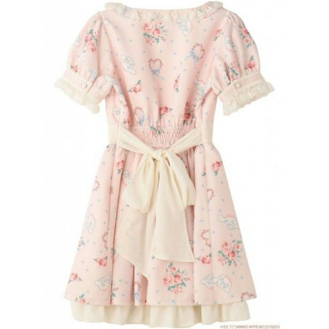 LIZ LISA - LIZ LISA シナモン コラボ 限定ワンピース ピンク LIZ LISA - LIZ LISA シナモン コラボ 限定ワンピース ピンク