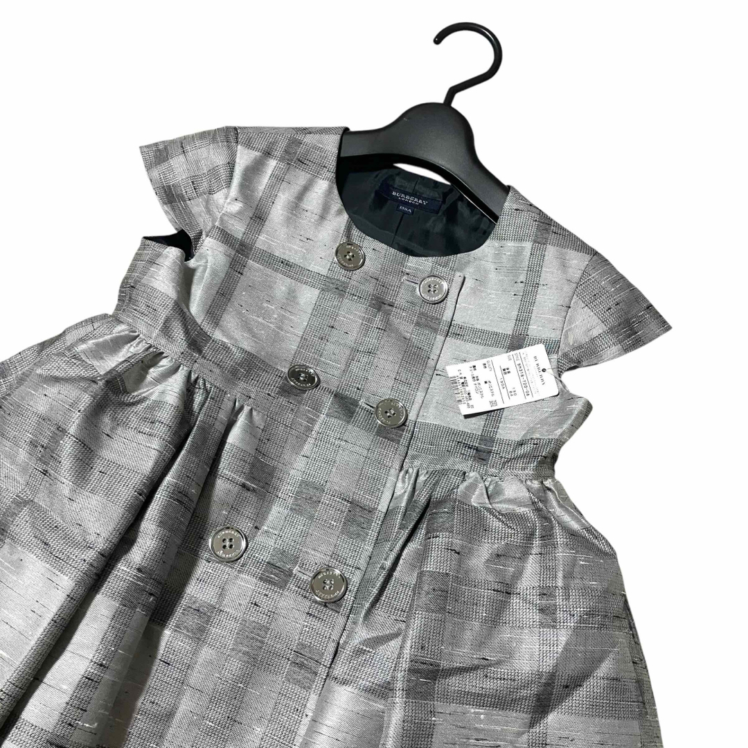 BURBERRY - 新品◇バーバリーロンドン 130A シルク混 ドレス BURBERRY - 新品◇バーバリーロンドン 130A シルク混 ドレス