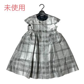 BURBERRY - 新品◇バーバリーロンドン 130A シルク混 ドレス BURBERRY - 新品◇バーバリーロンドン 130A シルク混 ドレス