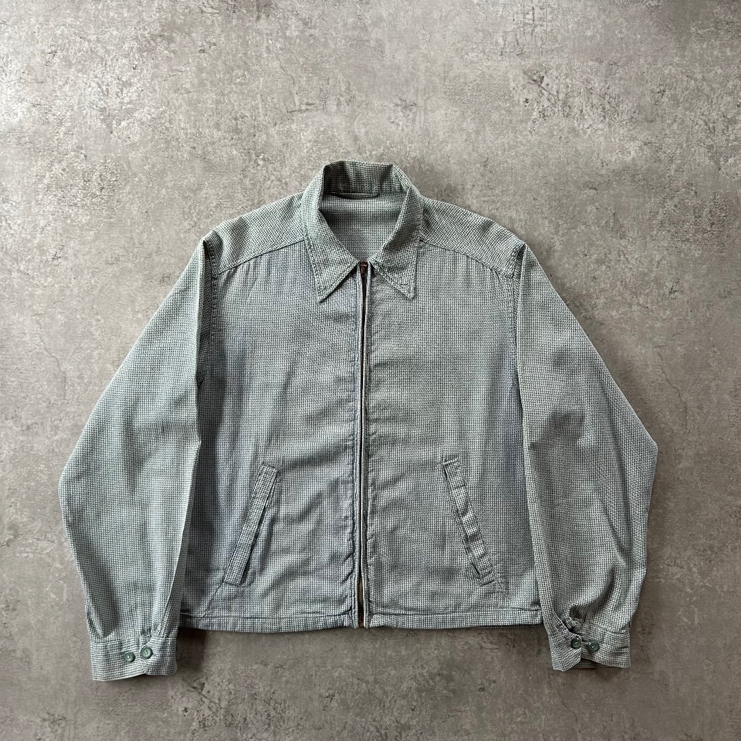 VINTAGE - 40s- brentwood スウィングトップ/ブルゾン 千鳥格子 VINTAGE - 40s- brentwood スウィングトップ/ブルゾン 千鳥格子