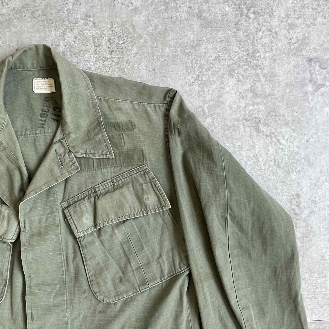 MILITARY - (珍) XS-R 70s ジャングルファティーグ 5th ダメージ MILITARY - (珍) XS-R 70s ジャングルファティーグ 5th ダメージ