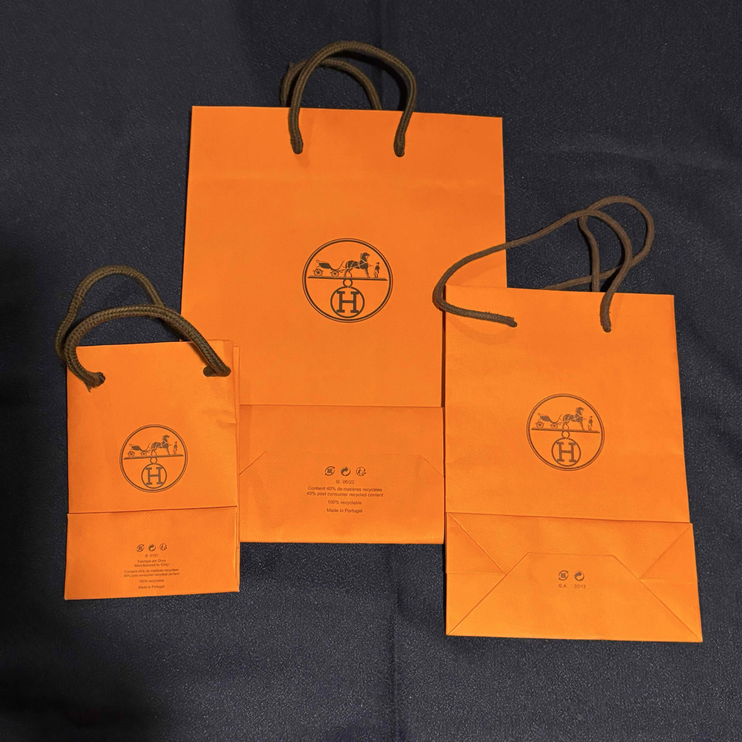 HERMES - HERMES エルメス ショップバッグ 3サイズの通販 by HERMES - HERMES エルメス ショップバッグ 3サイズの通販 by
