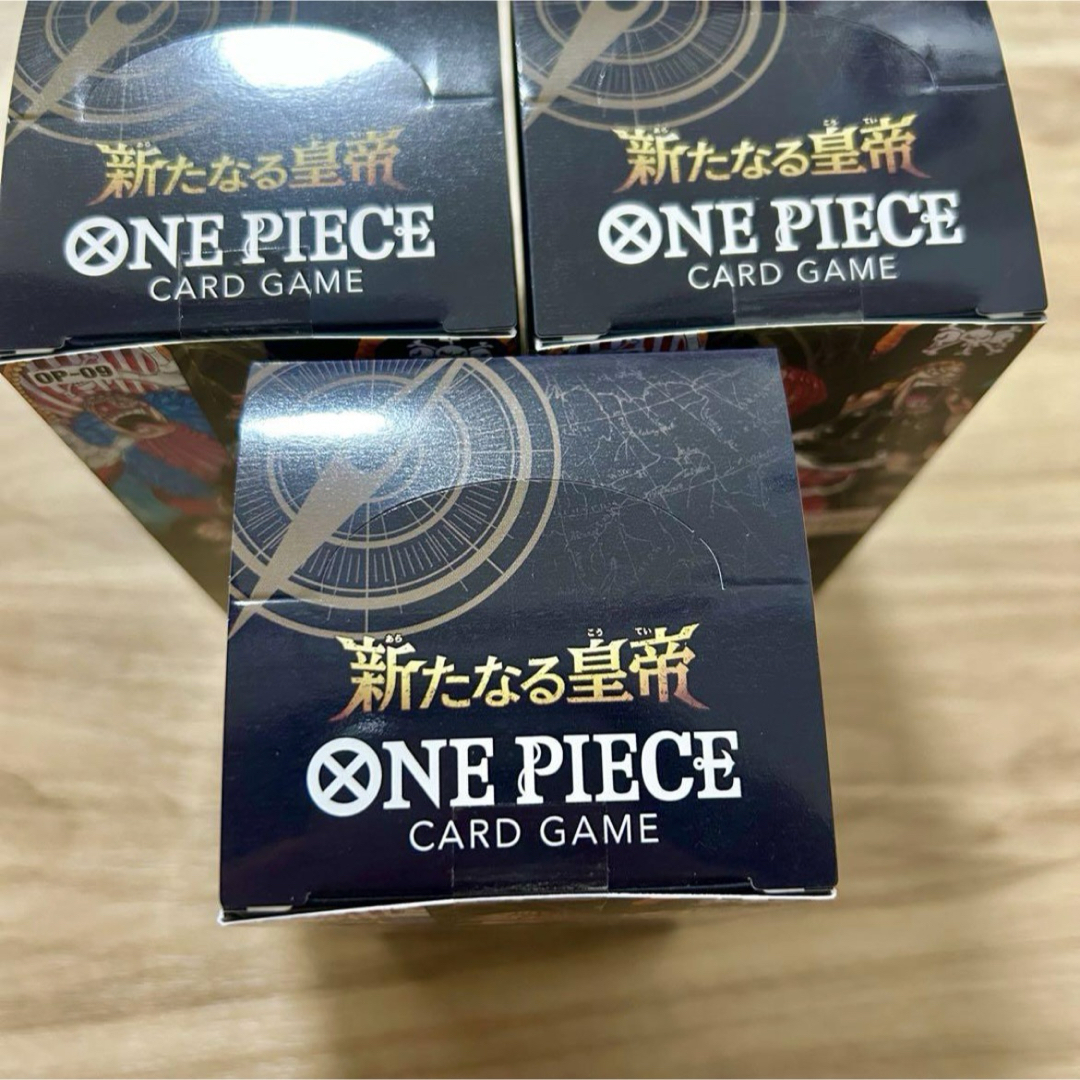 ONE PIECE - ワンピースカード 新たなる皇帝 3BOX テープ付き ONE PIECE - ワンピースカード 新たなる皇帝 3BOX テープ付き