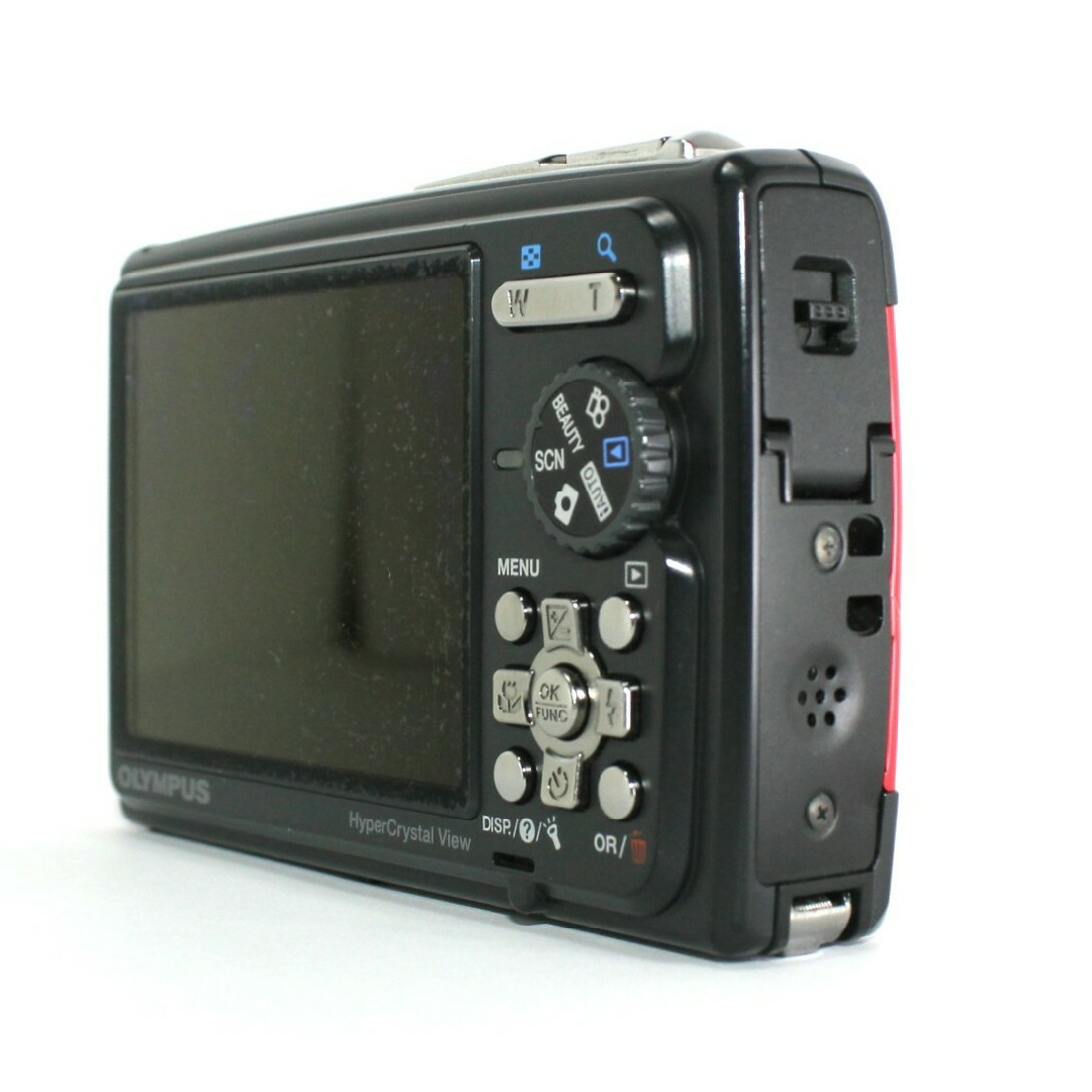 OLYMPUS - OLYMPUS μ TOUGH-6010 レッド 防水デジタルカメラ✨完 OLYMPUS - OLYMPUS μ TOUGH-6010 レッド 防水デジタルカメラ✨完
