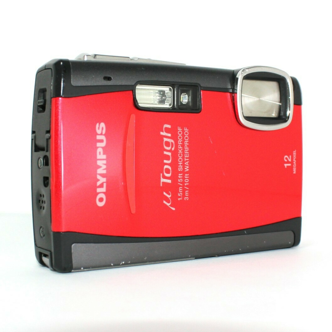 OLYMPUS - OLYMPUS μ TOUGH-6010 レッド 防水デジタルカメラ✨完 OLYMPUS - OLYMPUS μ TOUGH-6010 レッド 防水デジタルカメラ✨完