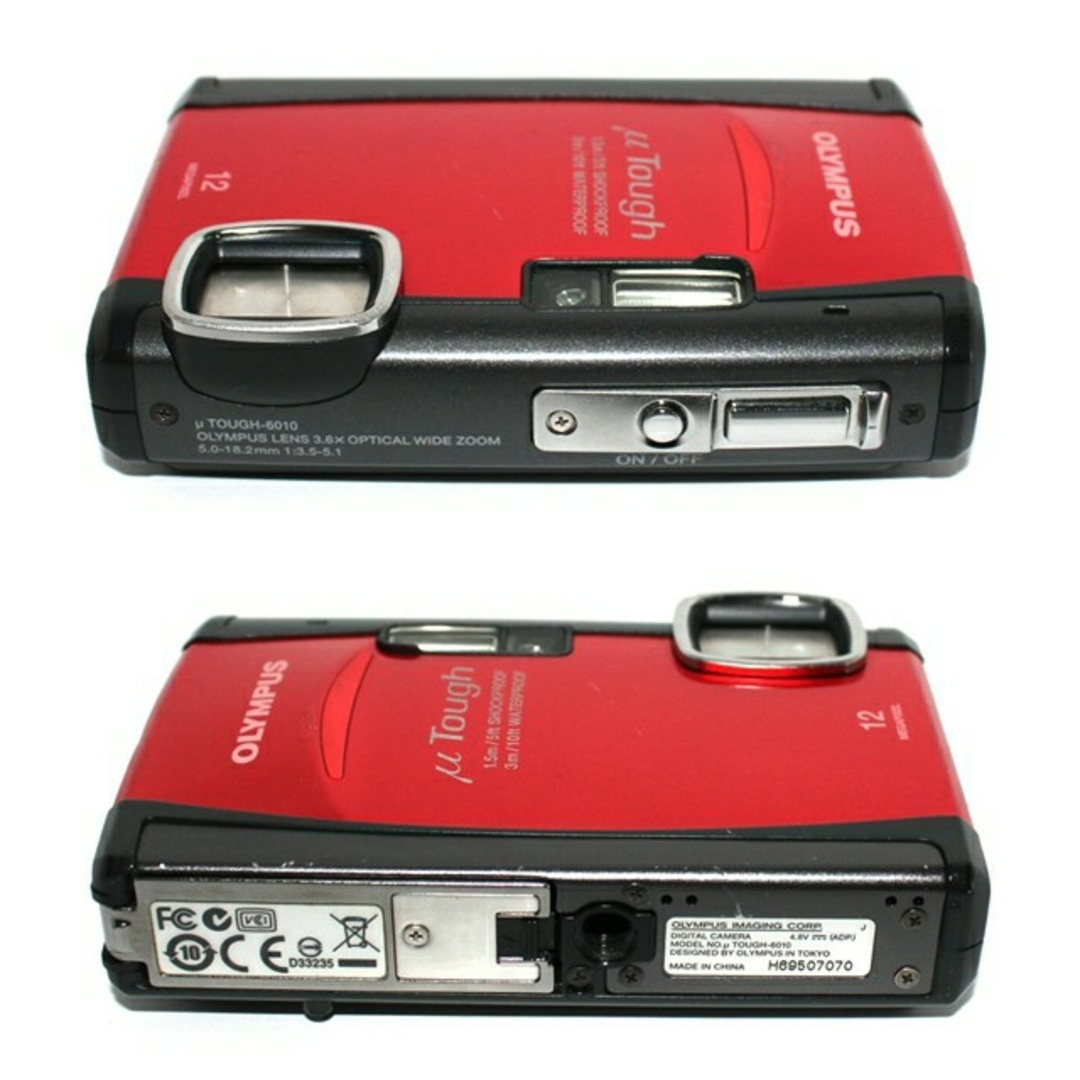 OLYMPUS - OLYMPUS μ TOUGH-6010 レッド 防水デジタルカメラ✨完 OLYMPUS - OLYMPUS μ TOUGH-6010 レッド 防水デジタルカメラ✨完